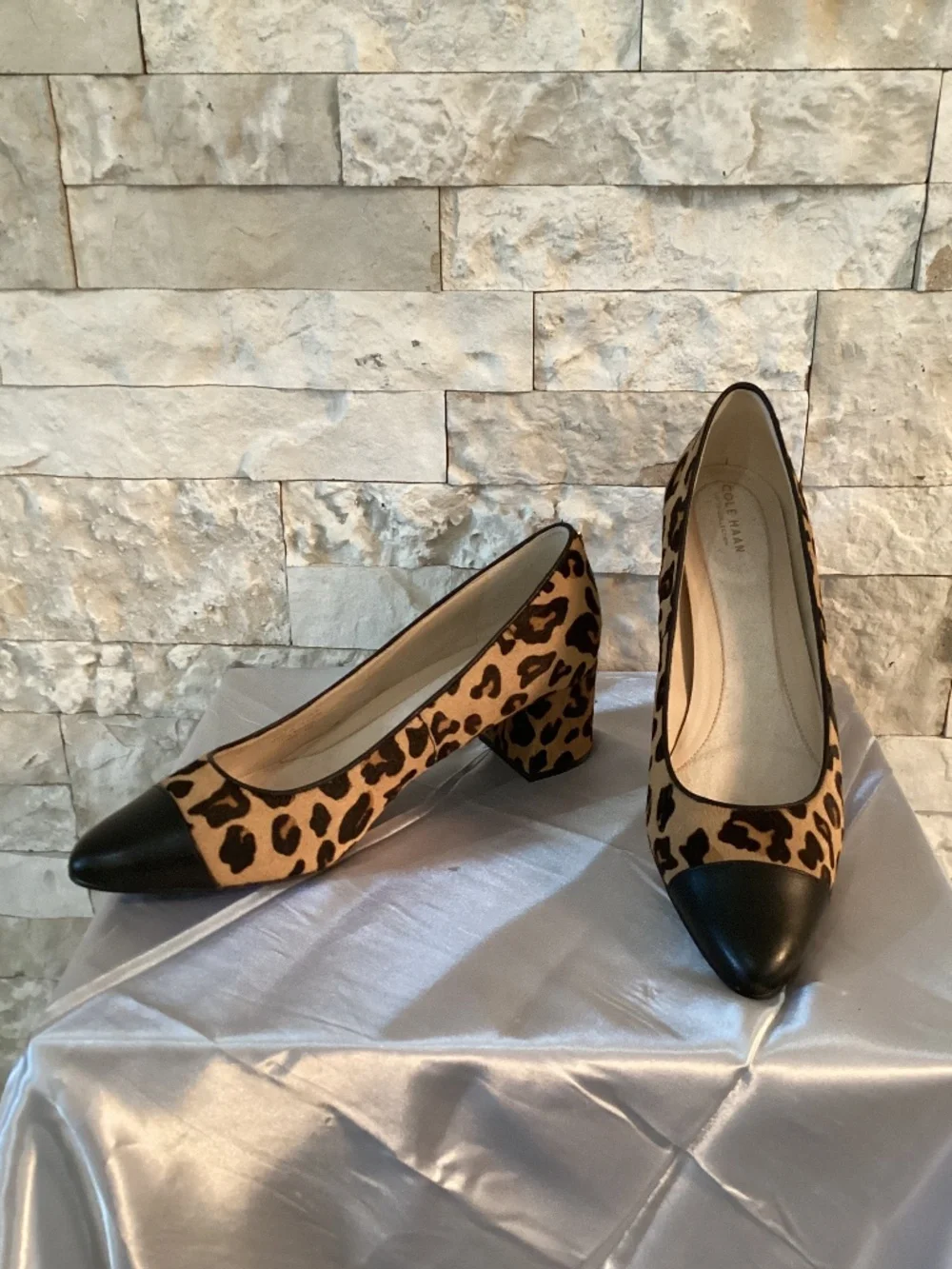 Cole Haan Go-To Collection leopard print pumps (Like New)